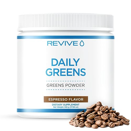 Revive-MD-Daily-Green-Powder-Superfood-Espresso-Supergreens-Powder-to-Support-Energy-Levels-Green-Juice-Powder-That-Improves-Fiber-Intake-Vegetable-Powder-Supports-Digestion-and-Gut-Health