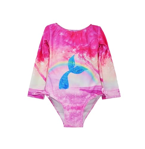 Image of Flap Happy Baby Girls' UPF 50+ Charlie L /S Rash Guard Swimsuit