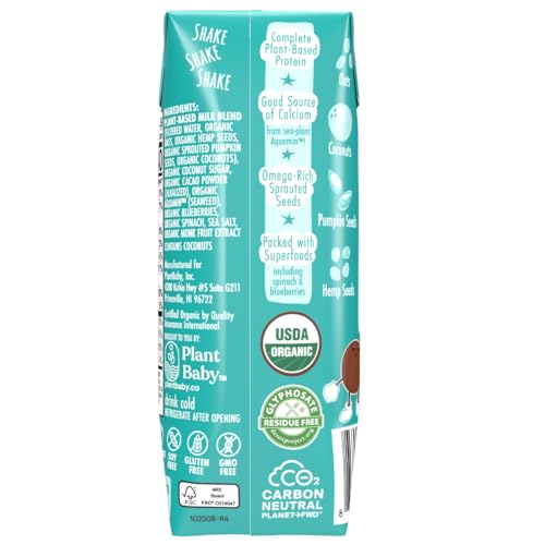 Kiki Milk Plant Based Milk - The Starter Kit - 2x Chocolate Milk 8oz & 2x Organic Original Kiki Milk 8oz - Calcium & Magnesium Source - Gluten, Gum, GMO, Dairy, Soy & Glyphosate Free - Shelf Stable