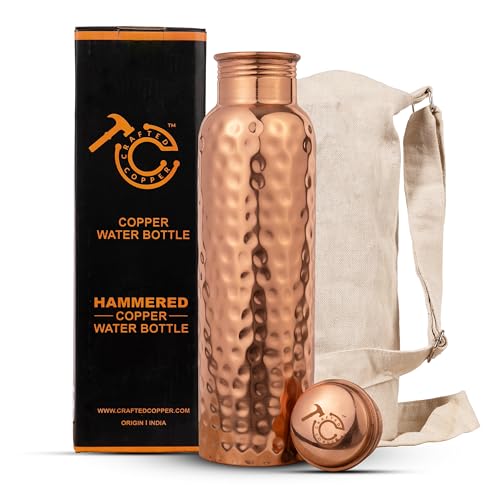 Copper Water Bottle For Drinking 34 Oz Extra Large - ...