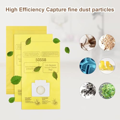 Image of 10 Pack 50403 Vacuum Bags Compatible with Kenmore Canister Type C /Q 5055, 50555, 50557, 50558 and Type C-5, C-18, 53292, 200 Series, 400 Series, 600 Series, 700 Series, 800 Series Vacuum Dust bag