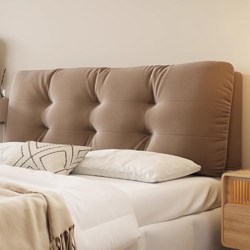Funda de cabecera para Cama Individual, Doble, tamaño King, Tela de Terciopelo Color Paloma, Funda de cabecera a Prueba de Polvo, cojín de Lectura para Cama, Funda Protectora elástica para c
