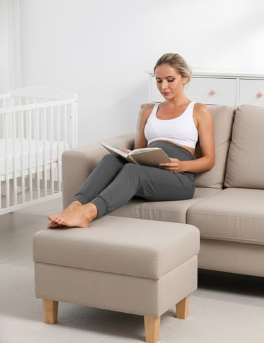 Image of V VOCNI Women's Maternity Joggers Pants Pregnancy Sweatpants