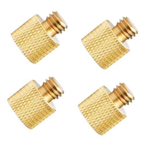Adaptador de tornillo 3/8 a 1/4 IMIKEYA de cobre dorado con fijación rápida antideslizante