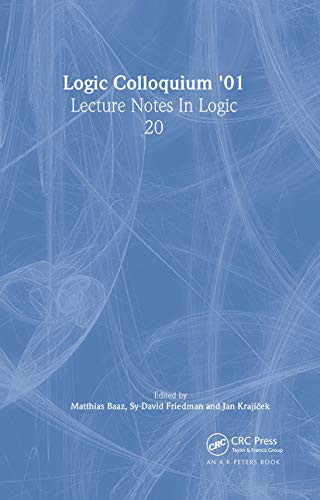 Logic Colloquium '01: Lecture Notes In Logic, 20 view 2