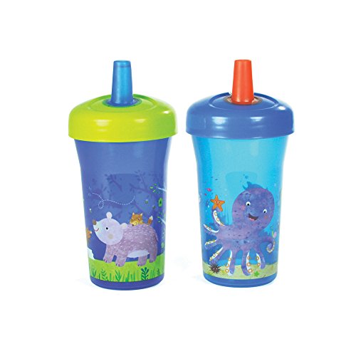 The First Years Simple Straw Cup - 9oz, 2 Pack, Blue