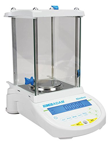 AE ADAM NBL 84e Balanza Analítica con Capacidad de 80 g y Legibilidad de 0.0001 g, Calibración Externa