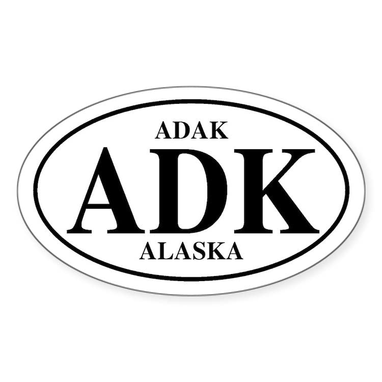 CafePress Adak Oval Sticker Oval Car Bumper Sticker