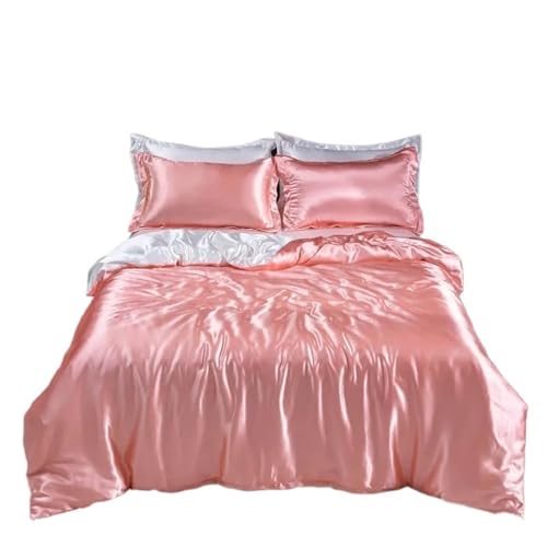 Housse de couette en satin et soie parure de lit pour chambre cosy - 2