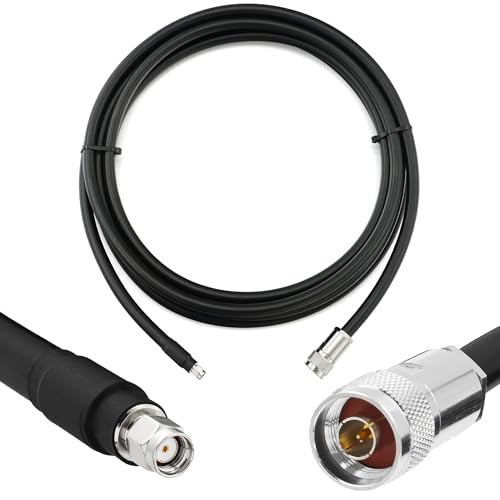 Câble coaxial RP-SMA Mâle vers N Mâle 7m pour rallonge antenne WiFi et routeur