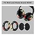 Headphones Replacement Ear Pads Cover, EarPads Cushion for Bose Quietcomfort QC15 QC25 QC35 35 ii -1 Pair (Flower Black)