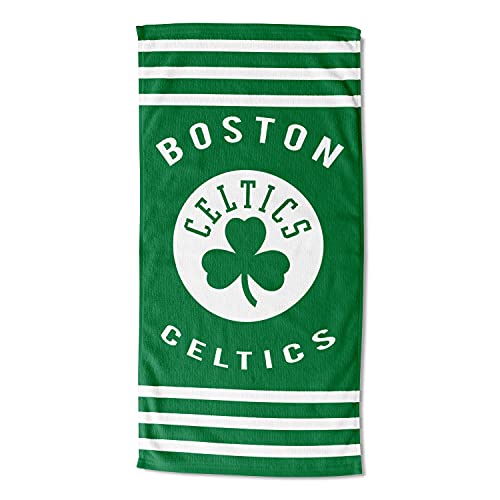 Northwest NBA Boston Celtics Beach Towel, 30 x 60 Inches, Stripes Design, Soft and Absorbent Sports...
