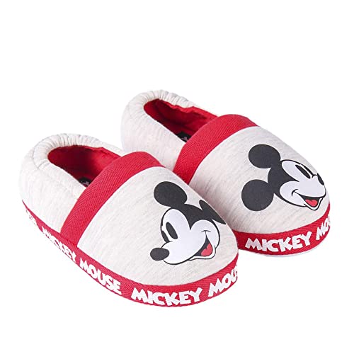 CERDÁ LIFE'S LITTLE MOMENTS - Chaussons Maison Garçon d'Hiver Amusantes de Mickey Mouse avec Semelle Intérieure Fourée et Semelle Antidérapante - Licence...