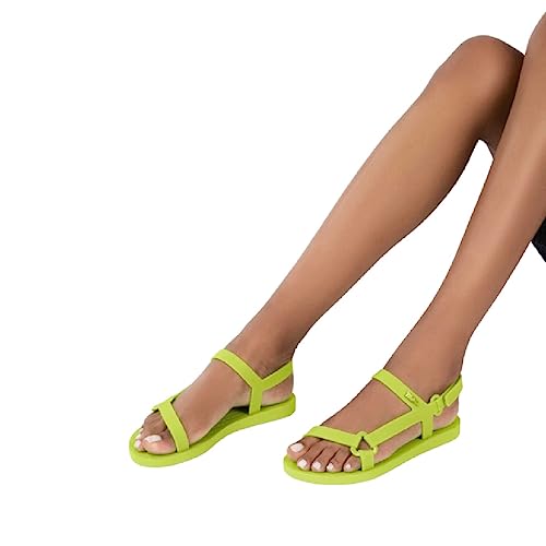 Sandália Melissa Sun Downtown Feminino, Verde/Verde, 37