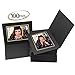 Golden State Art, Pack of 100, 4x6 Photo Folders, Black with Gold Lining, All Occasions