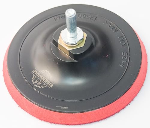 Platorello Di Supporto Per Levigatrice Con Gancio E Anello Da 5 Pollici Platorello Di Levigatura Di Ricambio Da 125 Mm~p142189098 - Foto 6