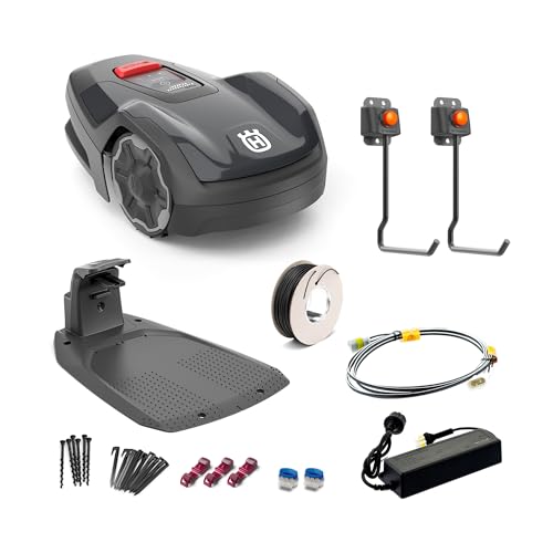 Husqvarna Mähroboter Automower Aspire R4 für 400 m² Fläche I Akku Rasenmäher Roboter, Steuerung...