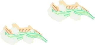 Didiseaon 2 Peças Hamster Escada De Escalada Gerbil Brinquedo De Corrida Papagaios Pendurado Brinquedo De Coelho Escada De Escalada Ponte Pet Escada De Escalada Esquilo Playhouse