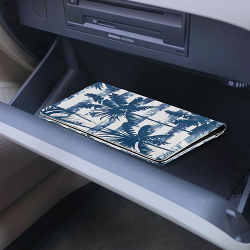 Organizador de auto de cuero miniatura 6