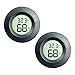 ZHITING 2Pack Thermometer Innen,Thermometer Digital Mini-Hygrometer-Thermometer Digitaler LCD-Monitor Innen-Außen-Feuchtemessgerät für Luftbefeuchter Keller Babyzimmer Fahrenheit oder Celsius