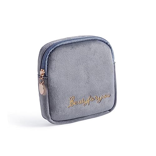 Bolsa de almacenamiento higiénica portátil gris 13x4 cm miniatura 1
