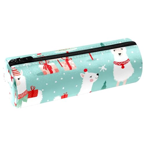 Astuccio estetico Sacchetto di matita Fiocco di neve di cammello di Natale Scatola di