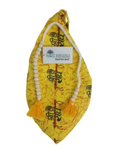 Hare Krishna Food For Soul Radhe Name Bead Bag – Gomukhi Bag – Jaap Mala Bag – Japa Mala Bag – Tulsi Mala Bag – Chanting Bag – Jaap Bag With Sakshi Mala With Key Chain (Yellow) Hare Krishna Food For Soul Radhe Name Bead Bag – Gomukhi Bag – Jaap Mala Bag – Japa Mala Bag – Tulsi Mala Bag – Chanting Bag – Jaap Bag With Sakshi Mala With Key Chain (Yellow)