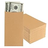 Granhoolm 50 Pack Large Cash Envelopes 3.5 x 6.5 inch,Money Envelopes for Cash,Cash Envelopes For Sa