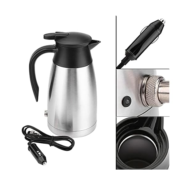Kosoree Portable Electric Kettle 12V /24V 1L Car Van Lorry Travel Camping Heating Water - Image 6