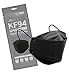Produktbild 25 Pack , HAPPYDAY FFP2 4-Layer Micro Dust Protection KF94 Face Mask for Adult , Made in Korea , Individually Packaged , Black Large
