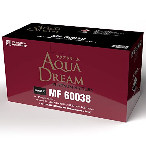 アクアドリーム 欧州車 EN規格対応バッテリー MF 60038 (互換/Group (L5)...