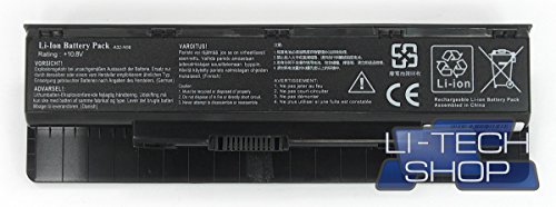 LI-TECH Batteria Compatibile per ASUS N56JR-CN170H...