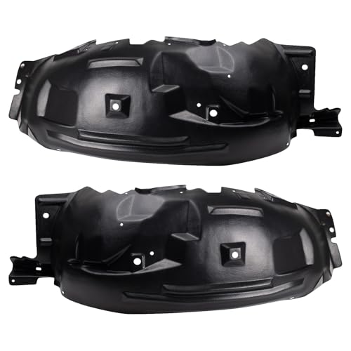 Image of TRQ Front Inner Fender Liner Set Compatible with 1998-2006 Ford Ranger FO1248109 FO1249109