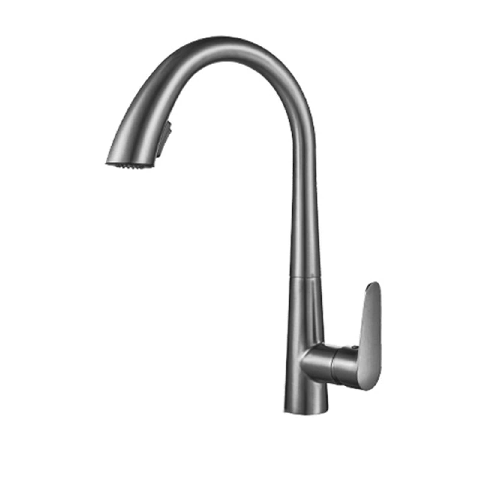 Robinet d'évier rotatif à 360° gris pistolet pour cuisiner et laver sans contrainte au quotidien