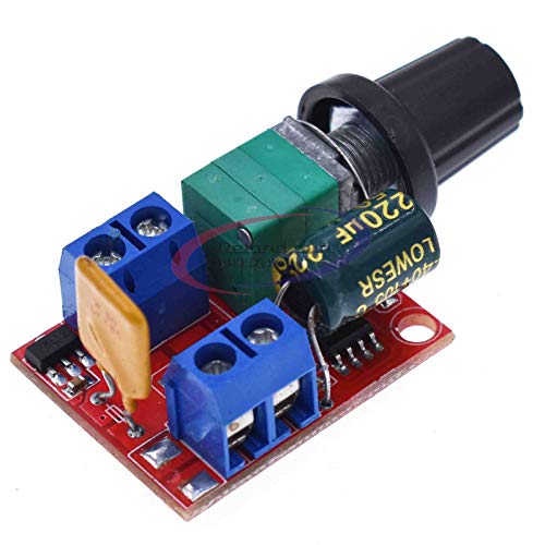Mini 5A 90W DC Motor Speed Controller Module 3V-35V Speed Control Switch LED Dimmer