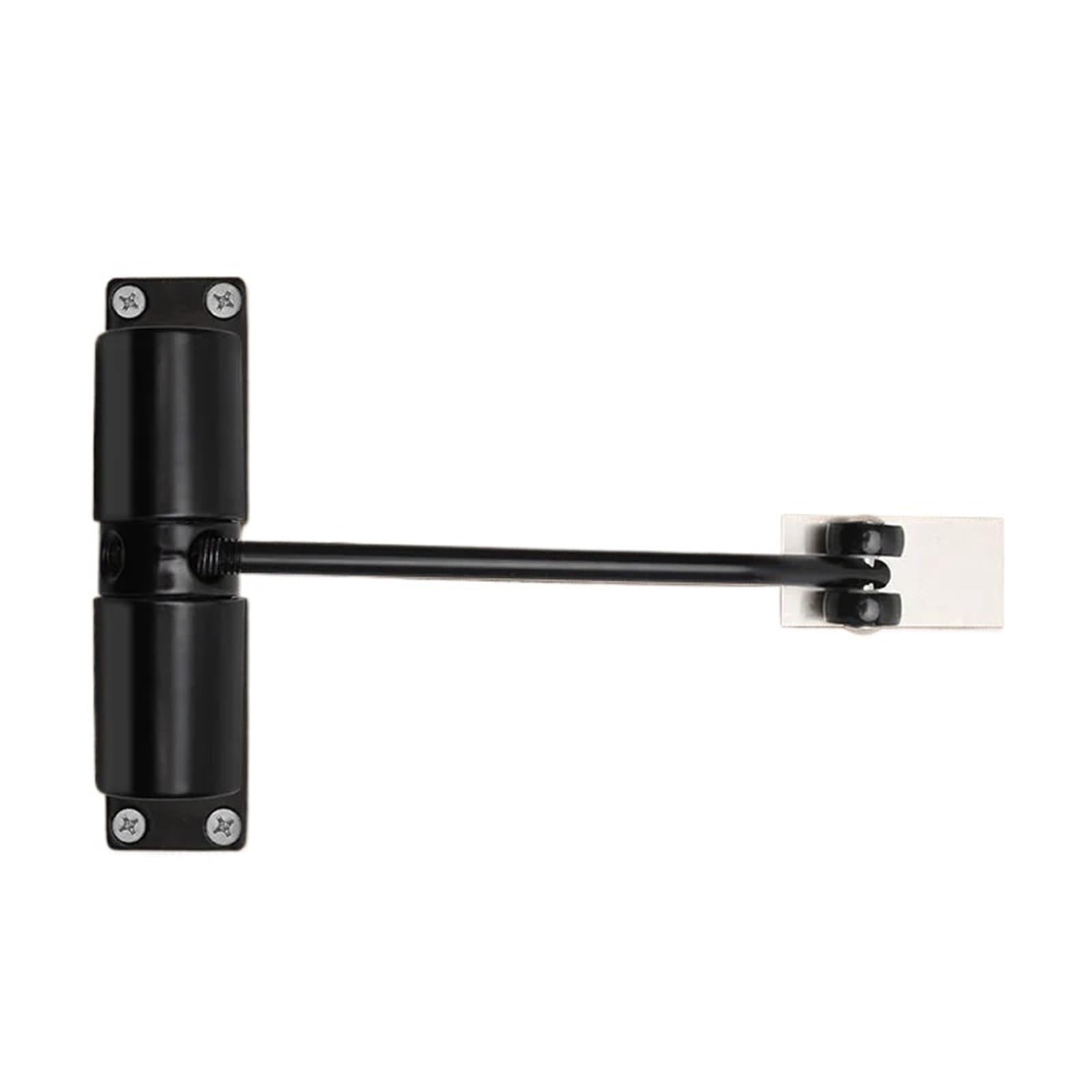 20-40kg Door Closers Adjustable Spring Silence Closing Furniture Door Hardware(B2-Black)