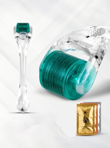 0,50 MM 540 İğneli Saç ve Cilt Bakım Dermaroller, Titanyum İğneli, Serum Seti Hediyeli