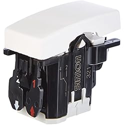 Persianas Estrechas Simon - 27201-64 conmutador estrecho s-27 blanco nieve Ref. 6552730016