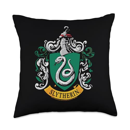 Harry Potter Slytherin House Crest Throw Pillow