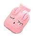 Jolie Bouillotte Portable Bouillotte Lavable Bouillotte Amovible Et Lavable Bouillotte Peluche Fournir Chaleur Et De Confort Pour Enfants Et Adultes, Pour Main, Pied, Corps, Flacon Chauffant (A)