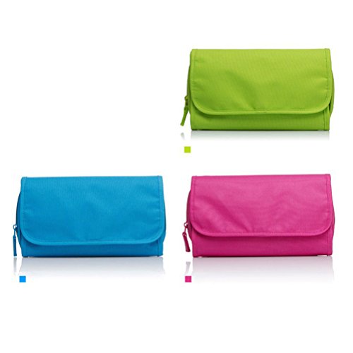 Frcolor — Bolsa de higiene pessoal para pendurar e cosméticos — Organizador de viagem compacto para