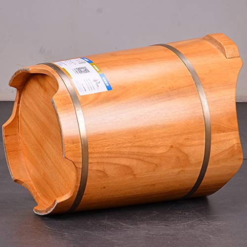 Katzowen Tina de spa para pies de madera con tapa miniatura 4