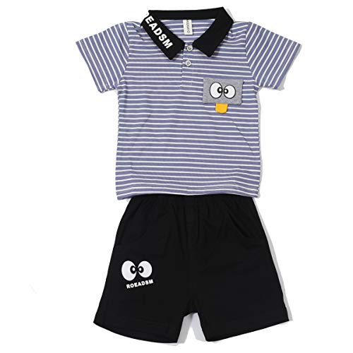 Children Baby Boy Short Sleeve T-Shirt and Shorts Kid 2 Pcs Suit Summer Outfit Cotton Clothing Set 1-5 Toddler