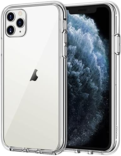 JETech Case for iPhone 11 Pro Max (2019), 6.5-Inch, Shockproof Transparent Bumper Cover, Anti-Scratch Clear Back (Black)