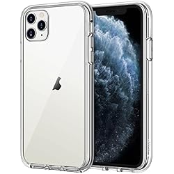 JETech Case for iPhone 11 Pro Max, Anti-Yellowing, Clear | Shockproof Protection, Scratch Resistant Hard PC Back, Durable Transparent TPU Bumper