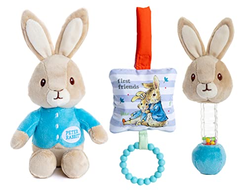 KIDS PREFERRED Beatrix Potter Peter Rabbit Gift Set with Stuffed Animal, Rattle, and...