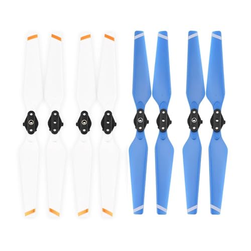 Hélice 8330F pliable à dégagement rapide pour drone pro blanche et bleue lot de 8 pièces