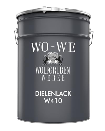 WO-WE Dielenlack Parkettlack Treppenlack Holzlack Lack Holzboden Weiss Matt - 2,5L