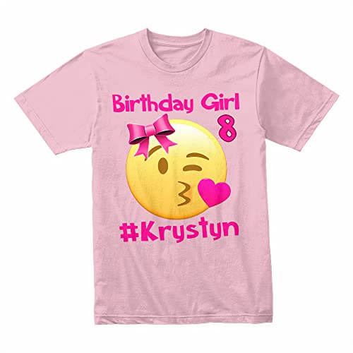 Personalized Cute Emoji Birthday Shirt, Emoji Party theme shirt, It's My Birthday Emoji Shirt,