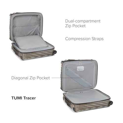 TUMI - 19 Degree Lite 4 Wheel Luggage - Lightweight and Highly Durable, Modern Contour, Hard Shell Men's and Women's Suitcase - 21.75" Continental Carry-On, Titanium Grey3